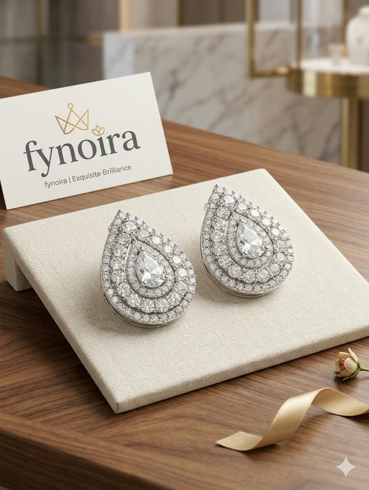 Teardrop cluster studs