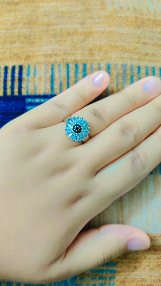 Circle pattern ring
