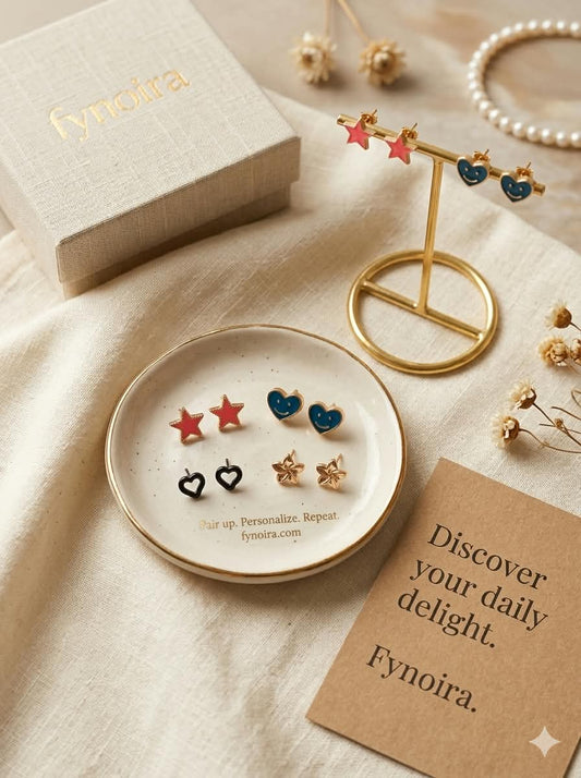 Different shape earrings