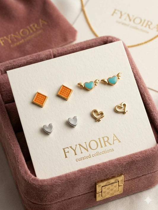 Different shape earrings