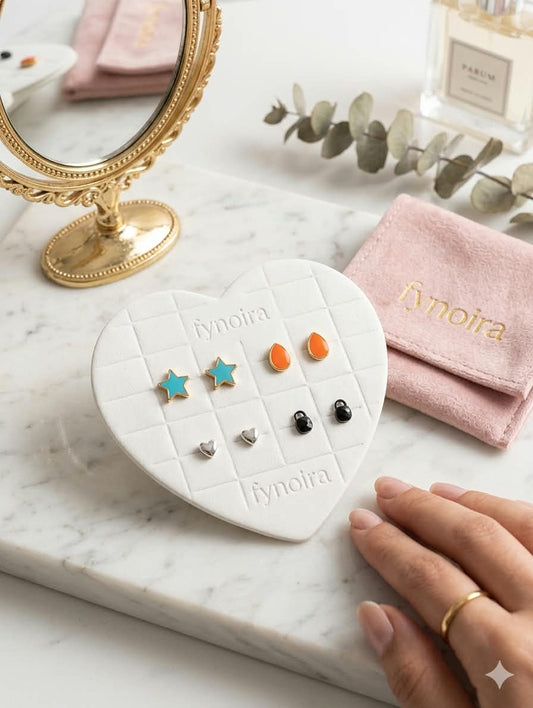 Different shape earrings