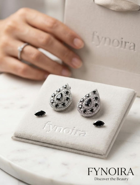 Teardrop cluster studs