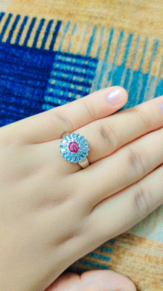 Circle pattern ring
