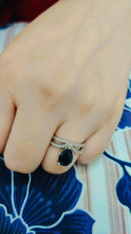 Tear drop ring