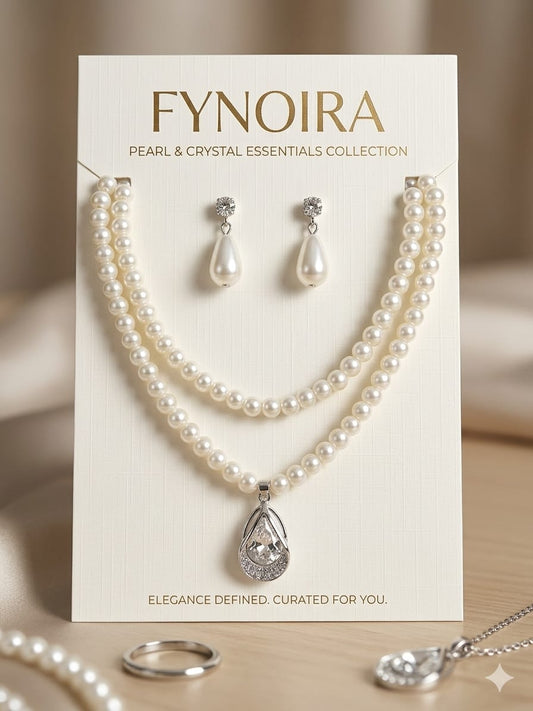 Pearl pendent set