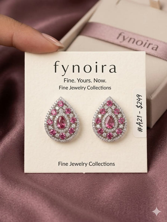 Teardrop cluster studs