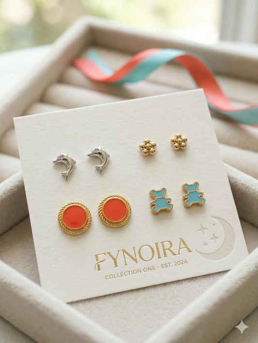Different shape earrings