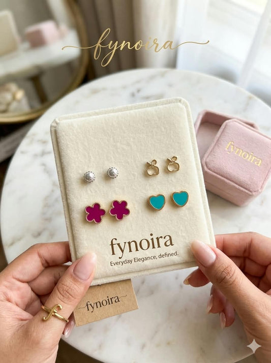 Different shape earrings