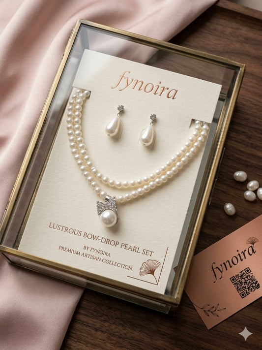Pearl pendent set