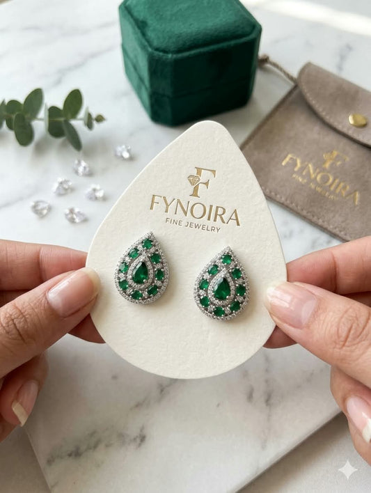 Teardrop cluster studs