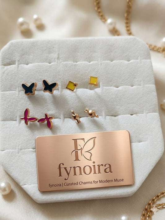 Different shape earrings