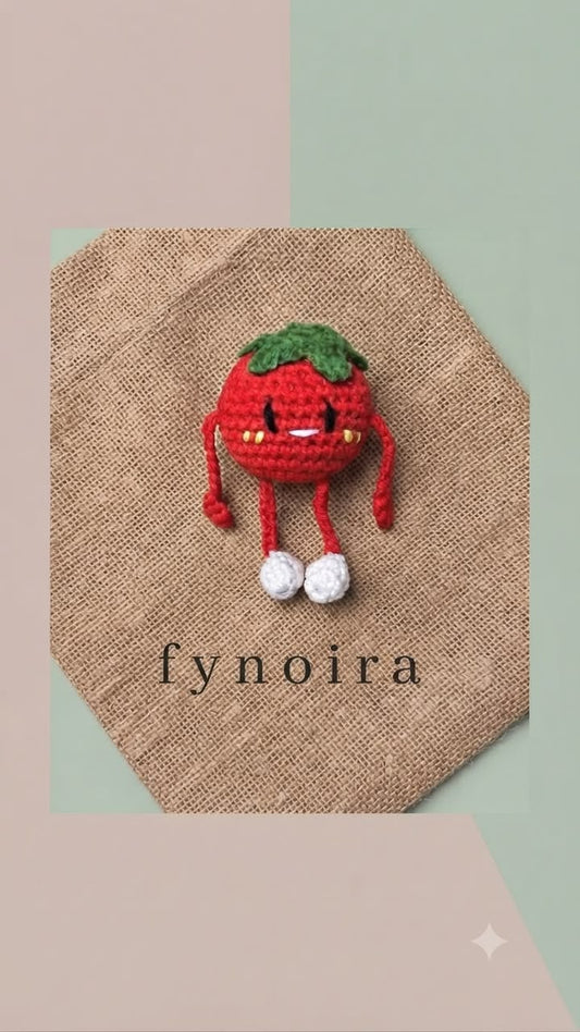 Tomato keychain