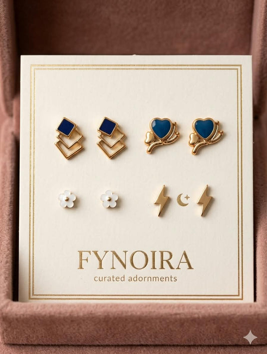 Different shape earrings