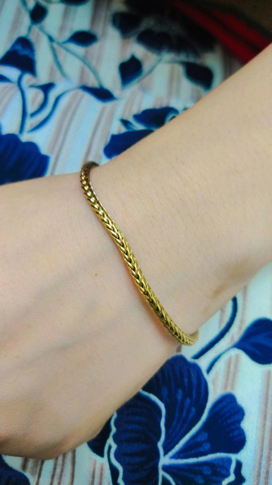Gold plated bracelet