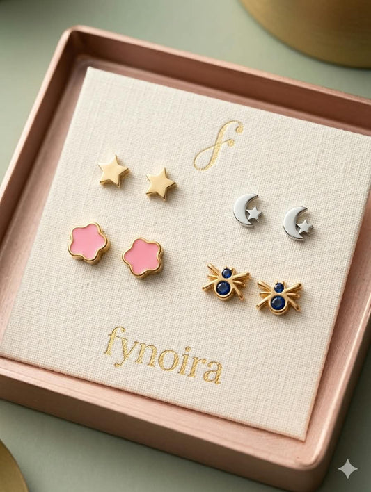 Different shape earrings