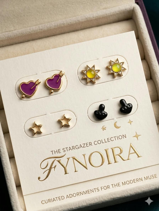 Different shape earrings