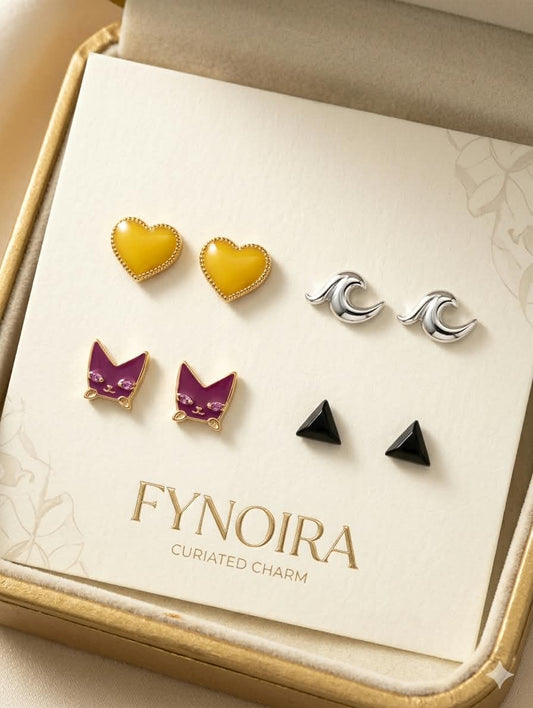 Different shape earrings