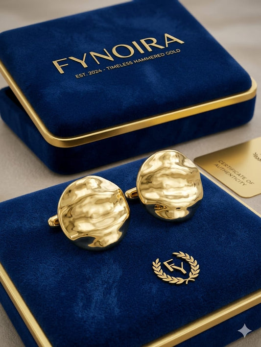 textured gold statement stud earrings